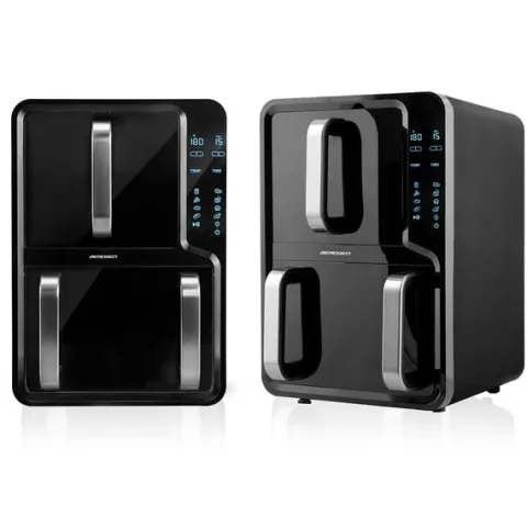 Frytkownica beztłuszczowa dwukomorowa pionowa 12 l Air fryer frytownica Berdsen 2800W BD-664