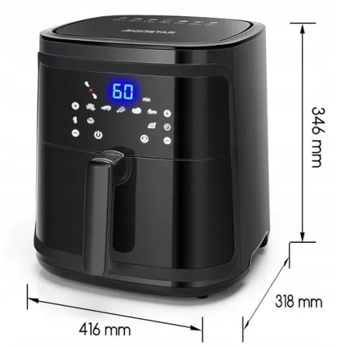 FRYTKOWNICA BEZTŁUSZCZOWA 7L 1900W WIFI AIR FRYER XL FRYTOWNICA LCD SMART