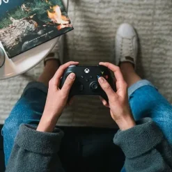 Gamepad KONTROLER XBOX ONE / SERIES S X / PC / CZARNY - CARBON BLACK PAD