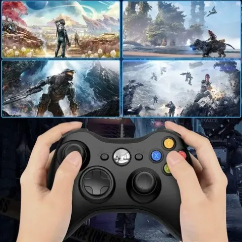 GAMEPAD PAD do XBOX 360 PC KONSOLI USB DUAL SHOCK
