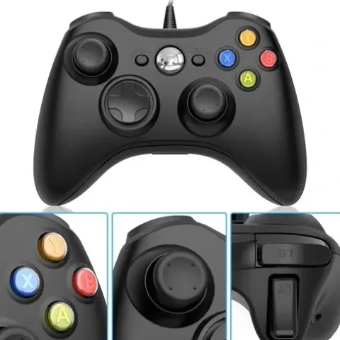 GAMEPAD PAD do XBOX 360 PC KONSOLI USB DUAL SHOCK