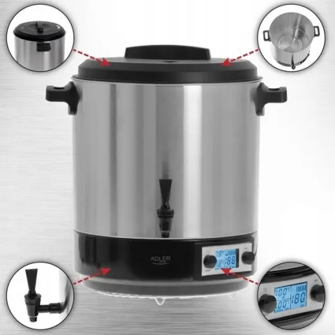 GARNEK ELEKTRYCZNY PODGRZEWACZ WARNIK 28L 2600W