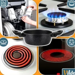 Garnek granitowy BASIC LINE 16 cm, 1,2 l