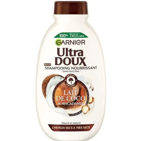 Garnier Ultra Doux Szampon Do Włosów Z Mlekiem Kokosowym 300 Ml