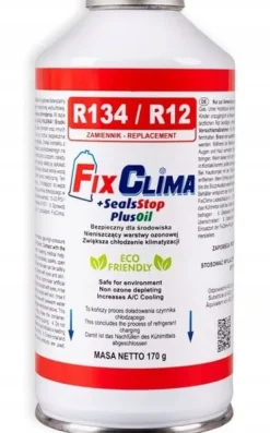 GAZ DO KLIMATYZACJI R134A CZYNNIK CHŁODNICZY + USZCZELNIACZ 3W1 R134A