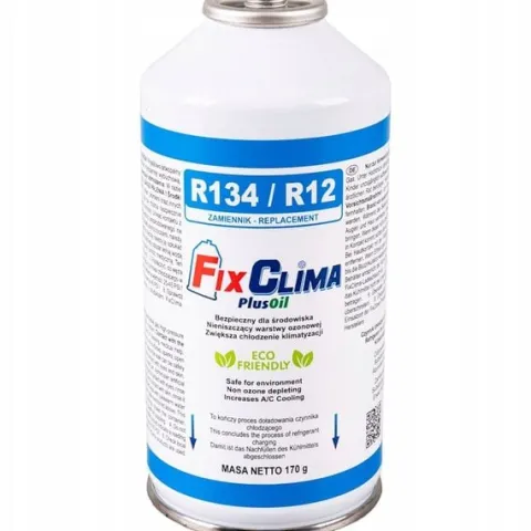 GAZ DO KLIMATYZACJI R134A CZYNNIK CHŁODNICZY + USZCZELNIACZ 3W1 R134A