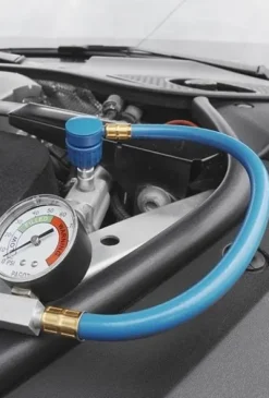 GAZ DO NABICIA KLIMATYZACJI CZYNNIK R1234YF 170g + WĄŻ Z MANOMETREM