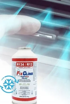 GAZ DO NABICIA KLIMATYZACJI Z USZCZENIACZEM R134A R12 170g
