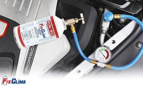 GAZ DO NABICIA KLIMATYZACJI Z USZCZENIACZEM R134A R12 170g