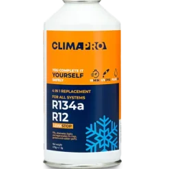GAZ NABIJANIA KLIMATYZACJI AUT Z R134a CZYNNIK CLIMAPRO + 4w1 USZCZELNIACZ