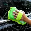 Gąbka Do Mycia Samochodu Auta Duża Z MIKROFIBRY XL Miękka Myjka Rękawica