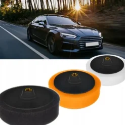 GĄBKA POLERSKA DO SAMOCHODU ZESTAW 3 szt + ADAPTER DO LAKIERU