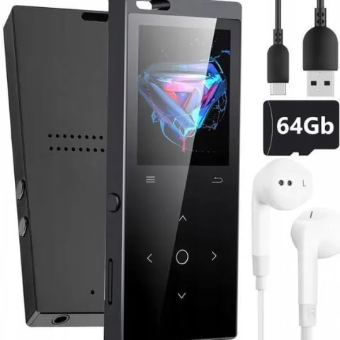 64 GB PRZENOŚNY CYFROWY BEZSTRATNY ODTWARZACZ MUZYCZNY MP3, DLA STUDENTÓW