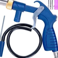Geko Pistolet do piaskowania z wężem PS-3 dysza ceramiczna metalowa