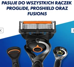 GILLETTE FUSION PROGLIDE wkłady 8SZT