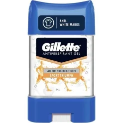 Gillette Sport Triumph Przezroczysty antyperspirant w żelu dla mężczyzn 70