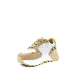 GOE Damskie sneakersy brązowe RR2N4070 BROWN 38