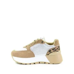 GOE Damskie sneakersy brązowe RR2N4070 BROWN 38