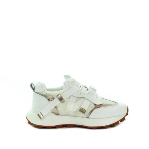 GOE Damskie sneakersy kremowe RR2N4065 WHITE 38