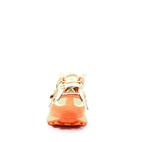 GOE Damskie sneakersy multikolor RR2N4064 ORANGE/BEIGE 38