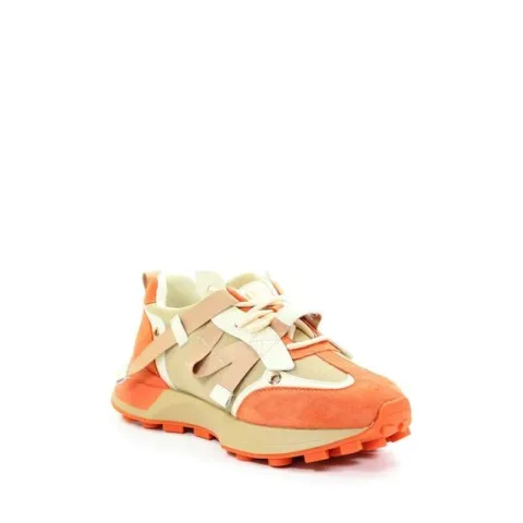 GOE Damskie sneakersy multikolor RR2N4064 ORANGE/BEIGE 40