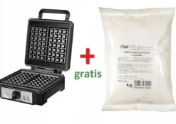 Gofrownica MPM MGO-24 1400W DUŻA MOC + gratis proszek do gofrów 0,5kg