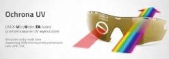 Gogle sportowe bezbarwne Uvex Carbonvision 375