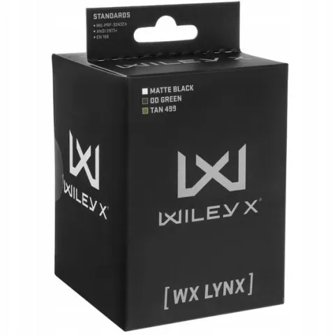 Gogle taktyczne wojskowe ochronne balistyczne Wiley X Lynx Clear/Grey Black