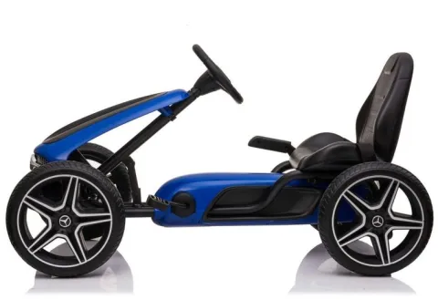 GOKART NA PEDAŁY LICENCJA MERCEDESA KOŁA EVA, MIĘKKIE SIEDZENIE Z LOGIEM MB JAKOŚĆ /XMX610
