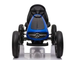 GOKART NA PEDAŁY LICENCJA MERCEDESA KOŁA EVA, MIĘKKIE SIEDZENIE Z LOGIEM MB JAKOŚĆ /XMX610