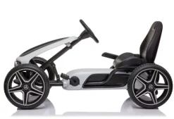 GOKART NA PEDAŁY LICENCJA MERCEDESA KOŁA EVA, MIĘKKIE SIEDZENIE Z LOGIEM MB JAKOŚĆ /XMX610