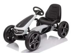 GOKART NA PEDAŁY LICENCJA MERCEDESA KOŁA EVA, MIĘKKIE SIEDZENIE Z LOGIEM MB JAKOŚĆ /XMX610