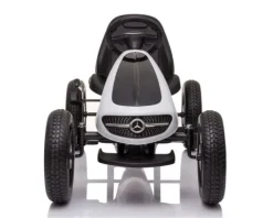 GOKART NA PEDAŁY LICENCJA MERCEDESA KOŁA EVA, MIĘKKIE SIEDZENIE Z LOGIEM MB JAKOŚĆ /XMX610
