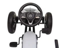 GOKART NA PEDAŁY LICENCJA MERCEDESA KOŁA EVA, MIĘKKIE SIEDZENIE Z LOGIEM MB JAKOŚĆ /XMX610