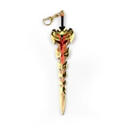 Gold Crimson Sword | Metal | 22 cm | Brelok | Genshin Impact