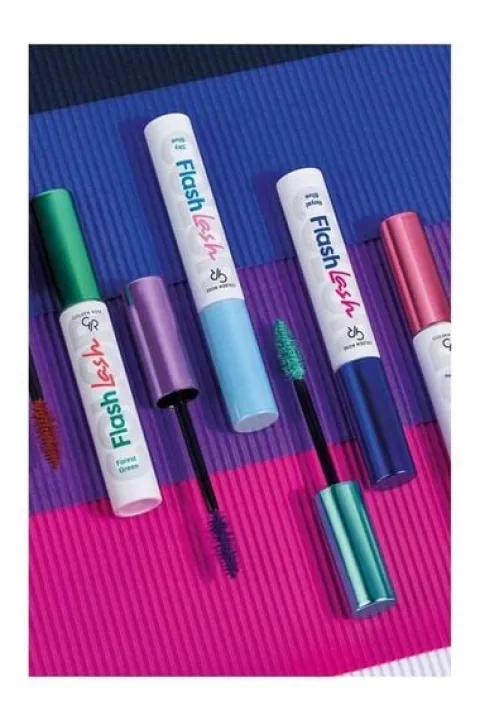 Golden Rose Flash Lash mascara 9 ml Nr 02 Forest Green (zieleń)