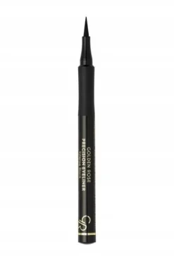 GOLDEN ROSE WODOODPORNY EYELINER W PISAKU CZARNY PRECISION LINER