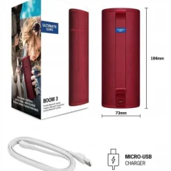 Głośnik bezprzewodowy Bluetooth Ultimate Ears Boom 3 UE Dźwięk 360 IP67
