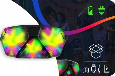 GŁOŚNIK BEZPRZEWODOWY BLUETOOTH 320W KULA ZESTAW