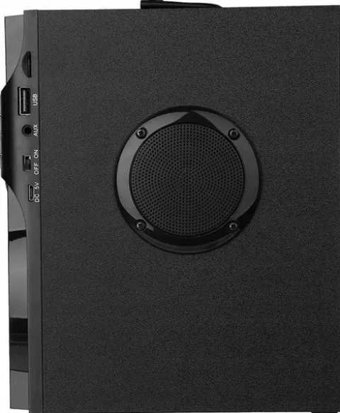 GŁOŚNIK BEZPRZEWODOWY BLUETOOTH MP3 RADIO FM SD STEROWANIE PILOTEM Z RĄCZKĄ