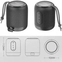 Głośnik Bluetooth Bezprzewodowy 5W Bateria 1500mAh STEREO Podbicie Basu