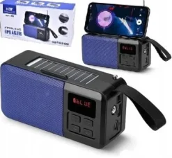 GŁOŚNIK BLUETOOTH BEZPRZEWODOWY SOLAR USB RADIO