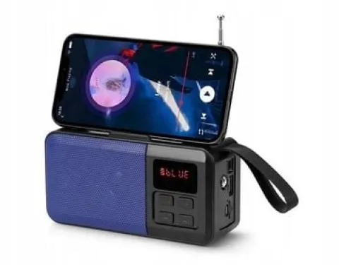 GŁOŚNIK BLUETOOTH BEZPRZEWODOWY SOLAR USB RADIO