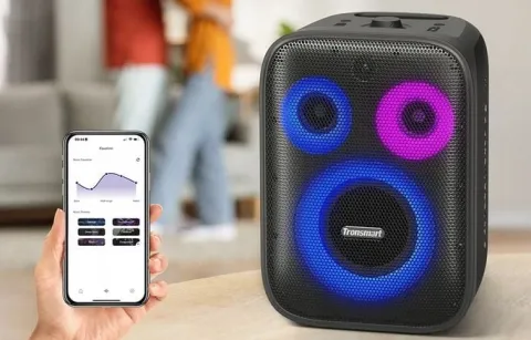 GŁOŚNIK BLUETOOTH KARAOKE 120W BT5.3 TRONSMART HALO 200 Powerbank 15000 mAh