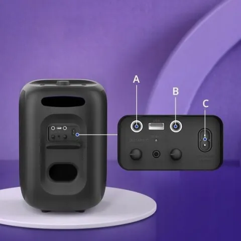 GŁOŚNIK BLUETOOTH KARAOKE 120W BT5.3 TRONSMART HALO 200 Powerbank 15000 mAh