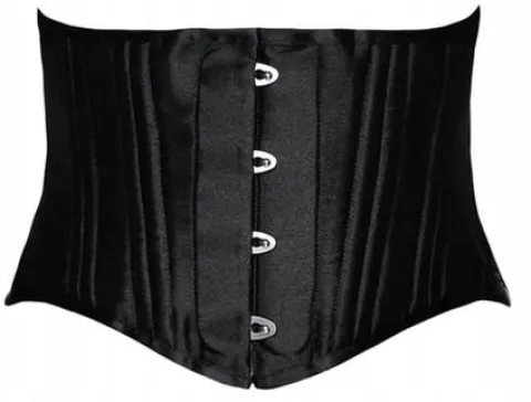 Gorset damski czarny gotycki 5XL