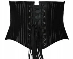 Gorset damski czarny gotycki 5XL
