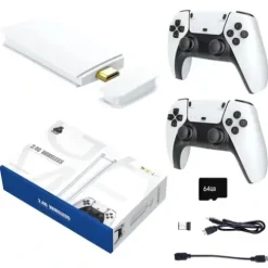 GRA 4K BEZPRZEWODOWA KONSOLA RETRO+2 PADY+20000GRY