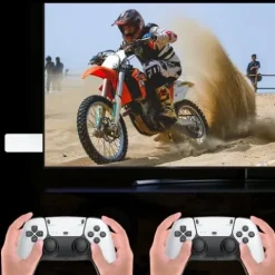 GRA 4K BEZPRZEWODOWA KONSOLA RETRO+2 PADY+20000GRY