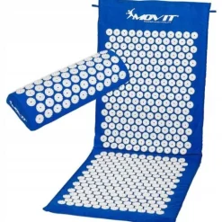 GRANATOWA MATA ZDROWOTNA DO AKUPRESURY 130x50 CM Z KOLCAMI NA BÓL PLECÓW